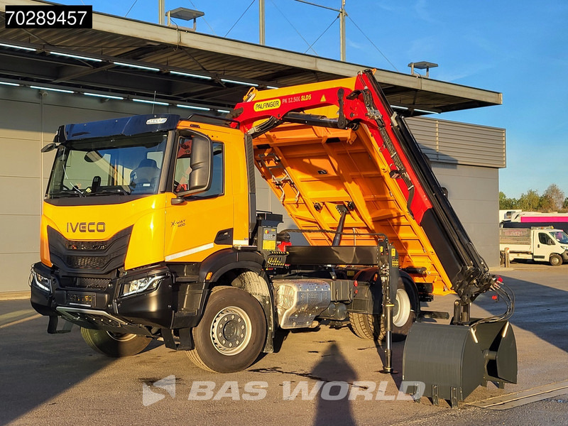 New Tipper, Crane truck Iveco X-Way 400 4X2 New! Palfinger PK12.501 Crane 6m3 Meiller 3-SideTipper Navi ACC Euro 6: picture 5