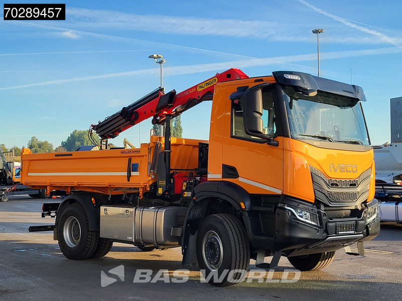 New Tipper, Crane truck Iveco X-Way 400 4X2 New! Palfinger PK12.501 Crane 6m3 Meiller 3-SideTipper Navi ACC Euro 6: picture 13
