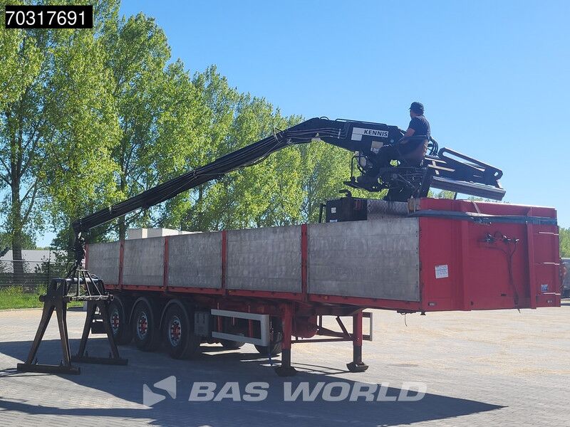 Kempf SP 39/3 3 axles Kennis R-14 Lift + Stuuras Crane - Dropside/ Flatbed semi-trailer: picture 3 Kempf SP 39/3 3 axles Kennis R-14 Lift + Stuuras Crane - Dropside/ Flatbed semi-trailer: picture 3