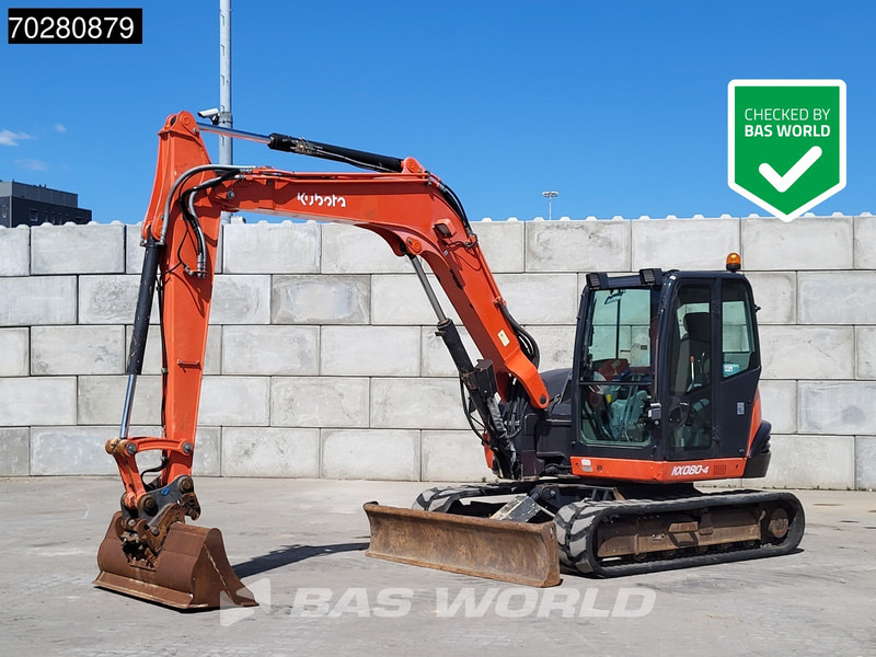 Kubota KX080-4 - Crawler excavator: picture 1 Kubota KX080-4 - Crawler excavator: picture 1