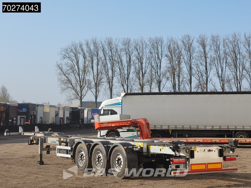 Lecitrailer SR3EC 3 axles UNUSED Liftachse Multi'45 - Container transporter/ Swap body semi-trailer: picture 2 Lecitrailer SR3EC 3 axles UNUSED Liftachse Multi'45 - Container transporter/ Swap body semi-trailer: picture 2