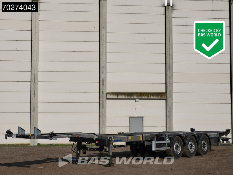 Lecitrailer SR3EC 3 axles UNUSED Liftachse Multi'45 - Container transporter/ Swap body semi-trailer: picture 1 Lecitrailer SR3EC 3 axles UNUSED Liftachse Multi'45 - Container transporter/ Swap body semi-trailer: picture 1