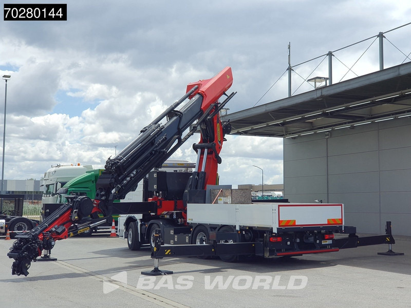 New Dropside/ Flatbed truck, Crane truck MAN TGS 35.520 8X4 Palfinger PK135.002 TEC 7 Kran Crane Hydrodrive Lift+steering axle Navi LED Euro 6: picture 6