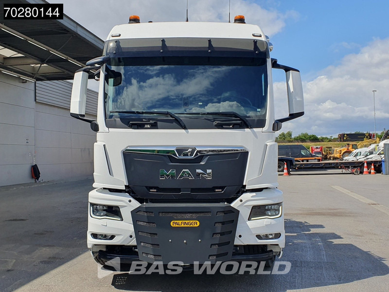 New Dropside/ Flatbed truck, Crane truck MAN TGS 35.520 8X4 Palfinger PK135.002 TEC 7 Kran Crane Hydrodrive Lift+steering axle Navi LED Euro 6: picture 15