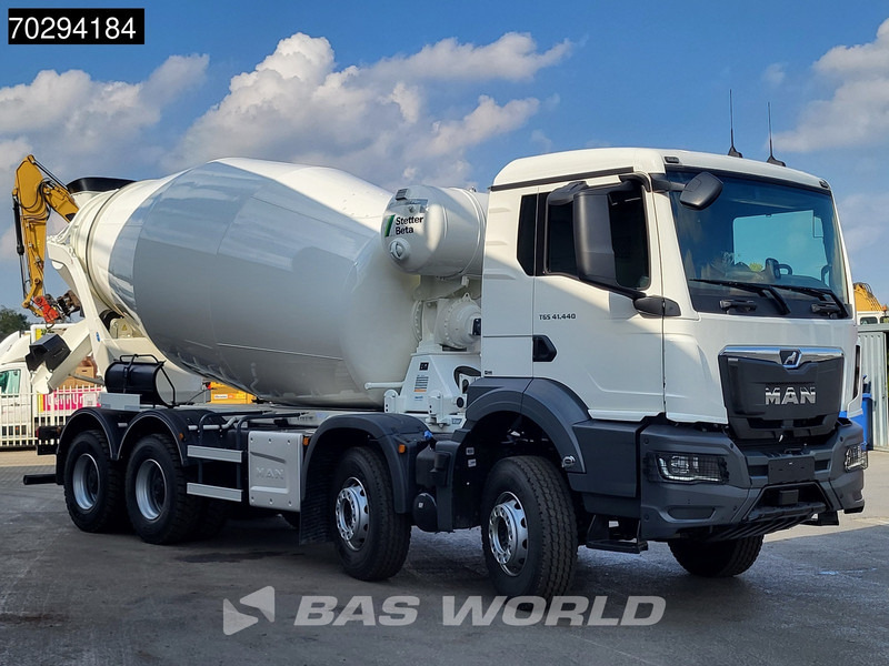 MAN TGS 41.440 8X4 New! 12m3 Stetter Mixer Big-Axle Steelsuspension Automatic Euro 6 - Concrete mixer truck: picture 3 MAN TGS 41.440 8X4 New! 12m3 Stetter Mixer Big-Axle Steelsuspension Automatic Euro 6 - Concrete mixer truck: picture 3
