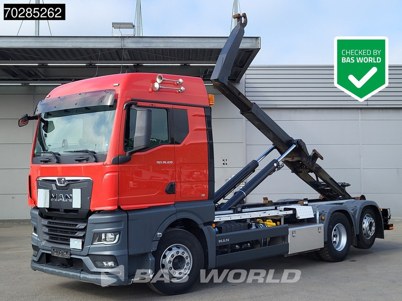MAN TGX 26.470 TGX 6X2 VDL S-21-6200 ADR Retarder Lift+Lenkachse ACC Euro 6 - Hook lift truck: picture 1 MAN TGX 26.470 TGX 6X2 VDL S-21-6200 ADR Retarder Lift+Lenkachse ACC Euro 6 - Hook lift truck: picture 1