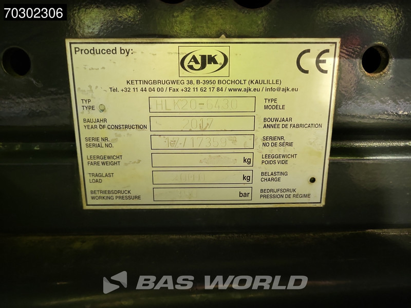 Hook lift truck MAN TGX 28.460 TGX 6X2 20tons AJK containersystem Automatic Euro 6: picture 19