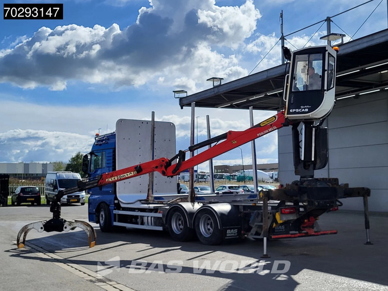 Timber truck, Crane truck MAN TGX 33.580 TGX 6X4 Palfinger Epsilon Wood crane Holztransport Retarder Navi Xenon Euro 6: picture 6 Timber truck, Crane truck MAN TGX 33.580 TGX 6X4 Palfinger Epsilon Wood crane Holztransport Retarder Navi Xenon Euro 6: picture 6