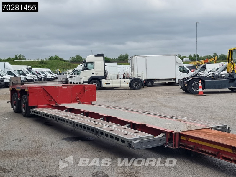 Low loader semi-trailer MEUSBURGER Type MPG-2 2 axles Extendable 2xLenkachse Gooseneck: picture 7