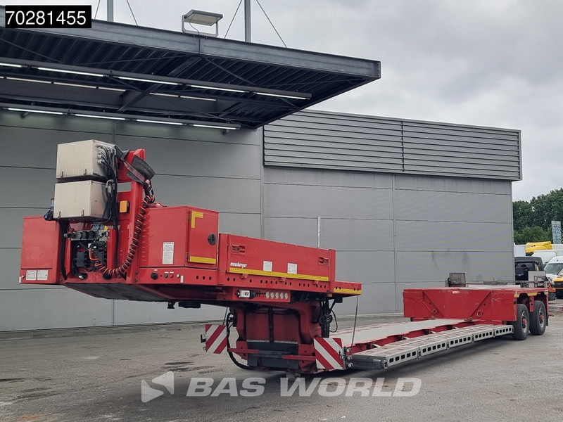 Low loader semi-trailer MEUSBURGER Type MPG-2 2 axles Extendable 2xLenkachse Gooseneck: picture 5