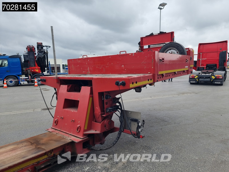 Low loader semi-trailer MEUSBURGER Type MPG-2 2 axles Extendable 2xLenkachse Gooseneck: picture 8
