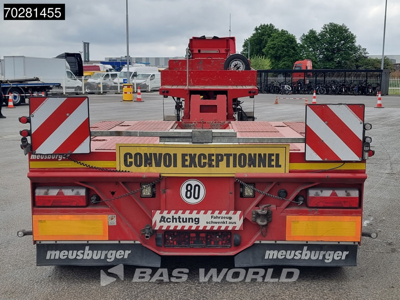 Low loader semi-trailer MEUSBURGER Type MPG-2 2 axles Extendable 2xLenkachse Gooseneck: picture 16