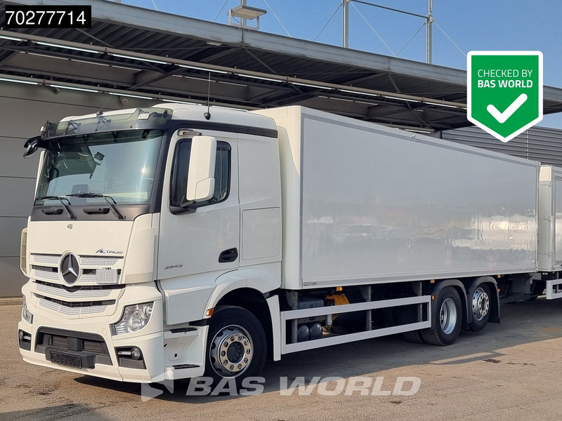 Mercedes-Benz Actros 2543 6X2 2000kg Ladebordwand Retarder Lift+Lenkachse Navi Automatic Euro 6 - Box truck: picture 1 Mercedes-Benz Actros 2543 6X2 2000kg Ladebordwand Retarder Lift+Lenkachse Navi Automatic Euro 6 - Box truck: picture 1