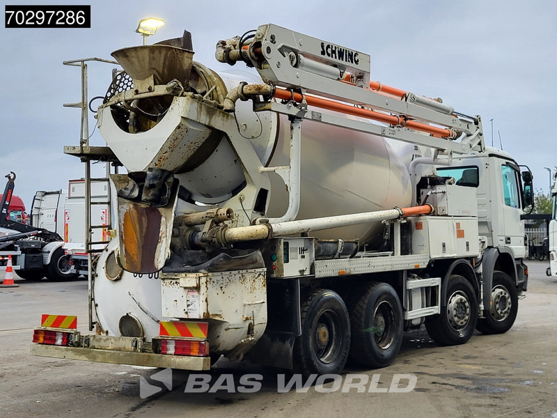 Mercedes-Benz Actros 3241 8X4 21meter Pump + 7m3 Stetter Mixer Steelsuspension Big-Axle Manual Euro 5 - Concrete pump truck: picture 5 Mercedes-Benz Actros 3241 8X4 21meter Pump + 7m3 Stetter Mixer Steelsuspension Big-Axle Manual Euro 5 - Concrete pump truck: picture 5