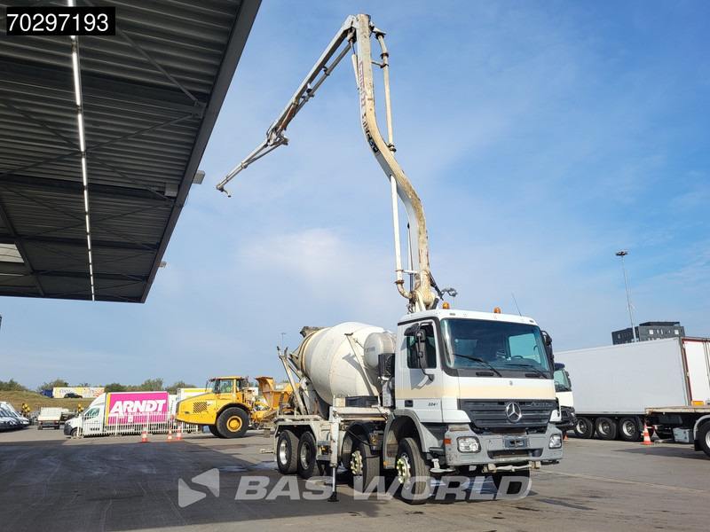 Mercedes-Benz Actros 3241 8X4 Mecbo ATB 4.22/70 HSL PUMI 7m3 mixer Big-Axle Euro 3 - Concrete pump truck: picture 3 Mercedes-Benz Actros 3241 8X4 Mecbo ATB 4.22/70 HSL PUMI 7m3 mixer Big-Axle Euro 3 - Concrete pump truck: picture 3