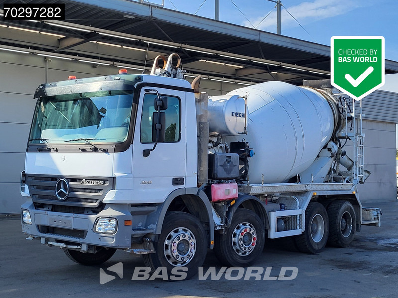Mercedes-Benz Actros 3241 8X4 Mecbo PUMI incomplete Seelsuspension Big-Axle Euro 3 - Concrete mixer truck: picture 1 Mercedes-Benz Actros 3241 8X4 Mecbo PUMI incomplete Seelsuspension Big-Axle Euro 3 - Concrete mixer truck: picture 1