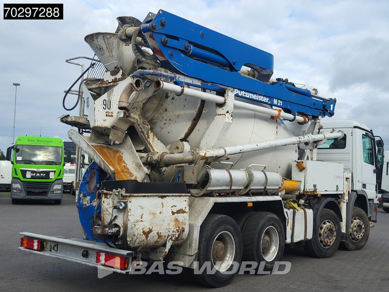 Mercedes-Benz Actros 3241 8X4 Putzmeister TMM 21 +7m3 Liebherr PUMI Steelsuspension 3-Pedals Euro 3 - Concrete pump truck: picture 5 Mercedes-Benz Actros 3241 8X4 Putzmeister TMM 21 +7m3 Liebherr PUMI Steelsuspension 3-Pedals Euro 3 - Concrete pump truck: picture 5