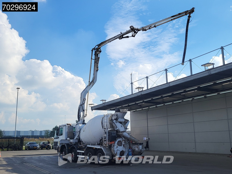 Mercedes-Benz Actros 3241 8X4 Putzmeister TMM 21 PUMI 7m3 Liebherr mixer 3-Pedals Big-Axle Euro 3 - Concrete mixer truck: picture 3 Mercedes-Benz Actros 3241 8X4 Putzmeister TMM 21 PUMI 7m3 Liebherr mixer 3-Pedals Big-Axle Euro 3 - Concrete mixer truck: picture 3