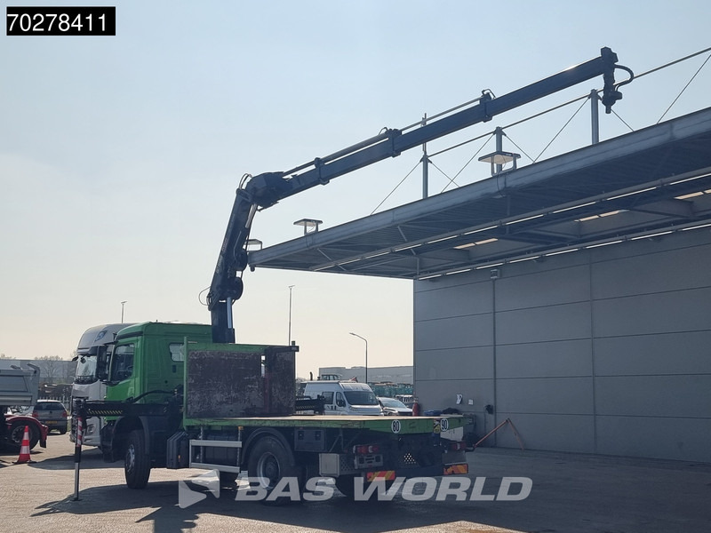 Dropside/ Flatbed truck, Crane truck Mercedes-Benz Arocs 1830 4X2 Hiab 122 ES-3 HIPRO Kran Crane Big-Axle Euro 6: picture 10