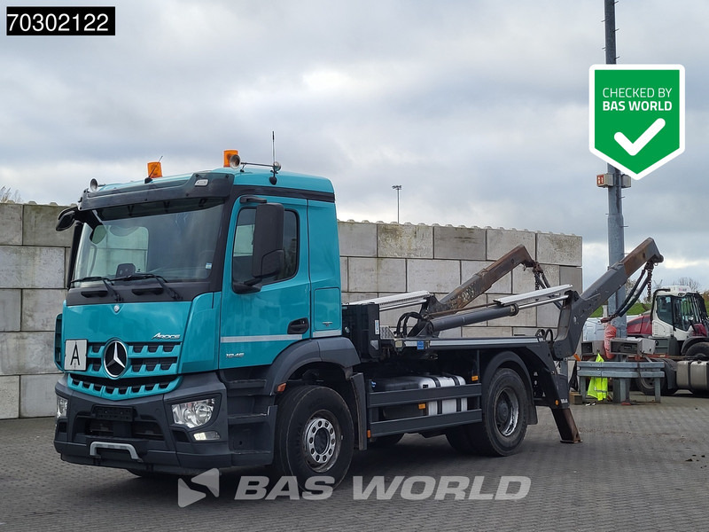 Mercedes-Benz Arocs 1846 4X2 13 tons Meiller skiploader Big-Axle Automatic Euro 6 - Skip loader truck: picture 1 Mercedes-Benz Arocs 1846 4X2 13 tons Meiller skiploader Big-Axle Automatic Euro 6 - Skip loader truck: picture 1