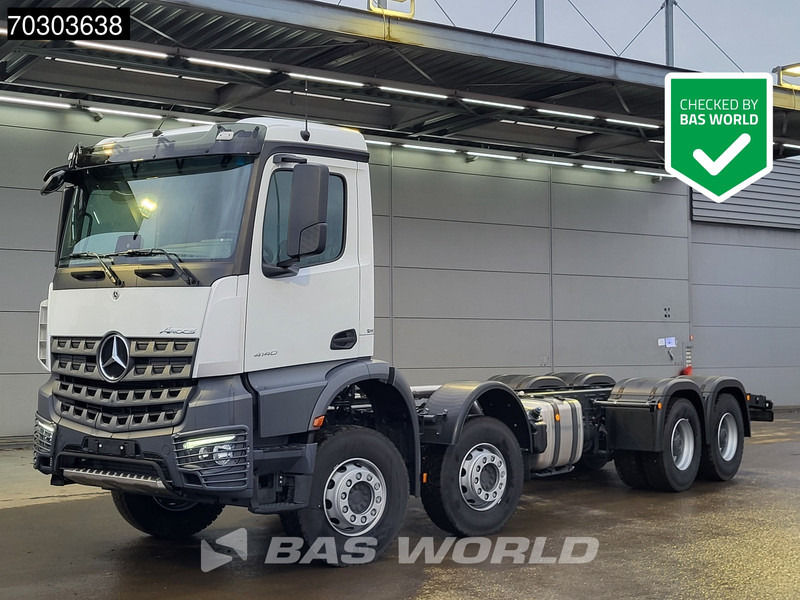 Mercedes-Benz Arocs 4140 8X4 NEW! Chassis Automatic Steelsuspension Euro 5 - Cab chassis truck: picture 1 Mercedes-Benz Arocs 4140 8X4 NEW! Chassis Automatic Steelsuspension Euro 5 - Cab chassis truck: picture 1