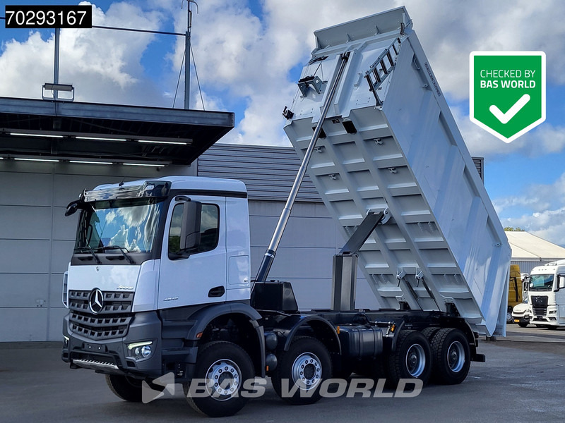 Mercedes-Benz Arocs 4145 8X4 New! 22m3 Meiller Kipper Big-Axle Steelsuspension Manual Euro 3 - Tipper: picture 1 Mercedes-Benz Arocs 4145 8X4 New! 22m3 Meiller Kipper Big-Axle Steelsuspension Manual Euro 3 - Tipper: picture 1