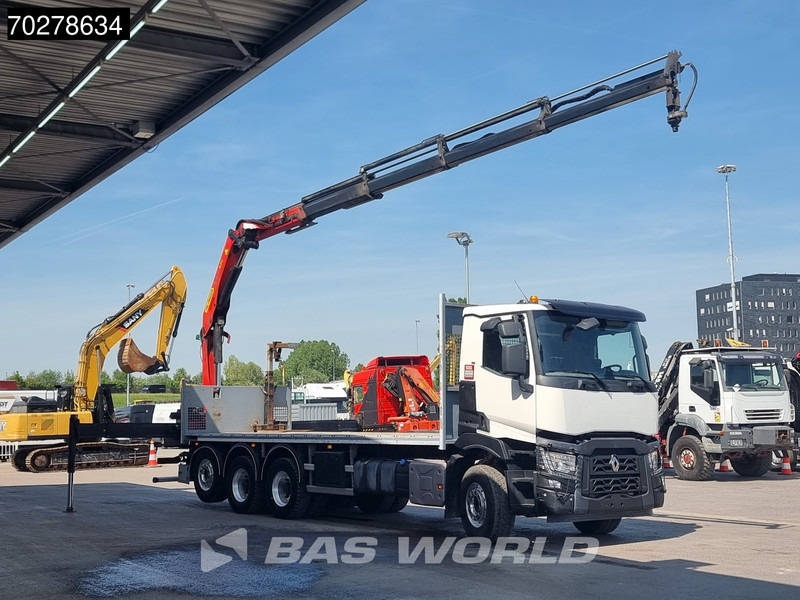 Renault C 480 8X4 Palfinger 24.001 SLD5 Kran Crane Lift-Lenkachse Euro 6 - Dropside/ Flatbed truck, Crane truck: picture 3 Renault C 480 8X4 Palfinger 24.001 SLD5 Kran Crane Lift-Lenkachse Euro 6 - Dropside/ Flatbed truck, Crane truck: picture 3