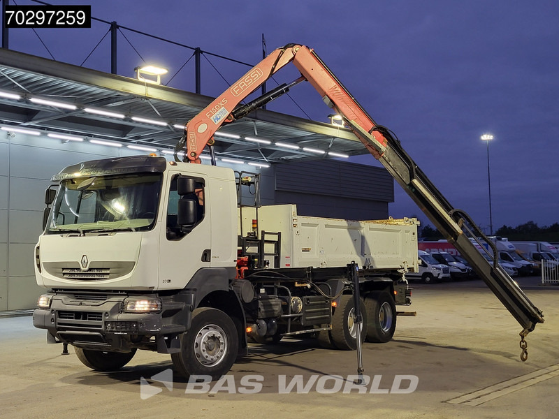 Renault Kerax 370 Kerax 6X4 Fassi F150AXS.22 Crane 10m3 2-side tipper Big-Axle Steelsuspension Manual - Tipper, Crane truck: picture 5 Renault Kerax 370 Kerax 6X4 Fassi F150AXS.22 Crane 10m3 2-side tipper Big-Axle Steelsuspension Manual - Tipper, Crane truck: picture 5