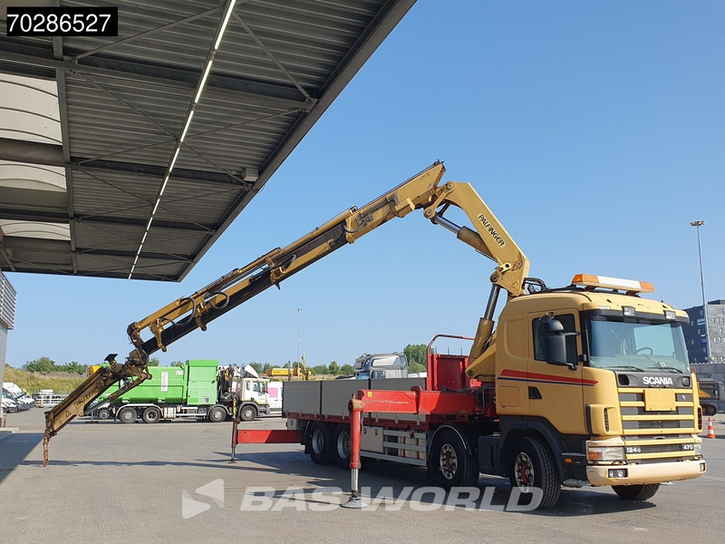 Scania 124G 470 8X4 Palfinger PK45000 C4 Crane Kran Fly-Jib Manual Steering Axle Euro 3 - Dropside/ Flatbed truck, Crane truck: picture 3 Scania 124G 470 8X4 Palfinger PK45000 C4 Crane Kran Fly-Jib Manual Steering Axle Euro 3 - Dropside/ Flatbed truck, Crane truck: picture 3