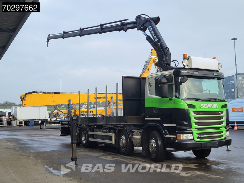 Scania G400 G 8X2 MKG HLK 231 HPA4 Crane Retarder Lift+Steering-Axle Euro 5 - Dropside/ Flatbed truck, Crane truck: picture 3 Scania G400 G 8X2 MKG HLK 231 HPA4 Crane Retarder Lift+Steering-Axle Euro 5 - Dropside/ Flatbed truck, Crane truck: picture 3