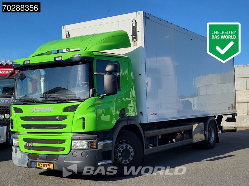 Scania P280 4X2 NL-Truck 2000kg Ladebordwand Automatic Euro 6 - Box truck: picture 1 Scania P280 4X2 NL-Truck 2000kg Ladebordwand Automatic Euro 6 - Box truck: picture 1