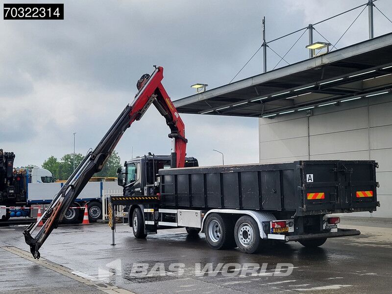 Scania P320 6X2 HMF 2420 K3 Tipper Lift+Steering Axle Euro 5 - Tipper, Crane truck: picture 5 Scania P320 6X2 HMF 2420 K3 Tipper Lift+Steering Axle Euro 5 - Tipper, Crane truck: picture 5