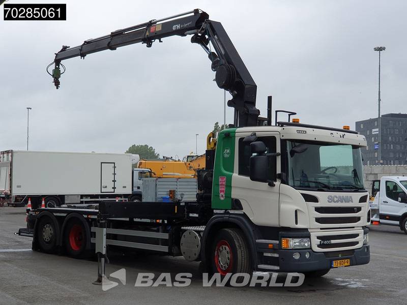 Scania P400 6X2 NL-Truck HMF 2620-K3 Kran 22tons Hyva Lift Lift+Lenkachse Euro 5 - Hook lift truck, Crane truck: picture 3 Scania P400 6X2 NL-Truck HMF 2620-K3 Kran 22tons Hyva Lift Lift+Lenkachse Euro 5 - Hook lift truck, Crane truck: picture 3