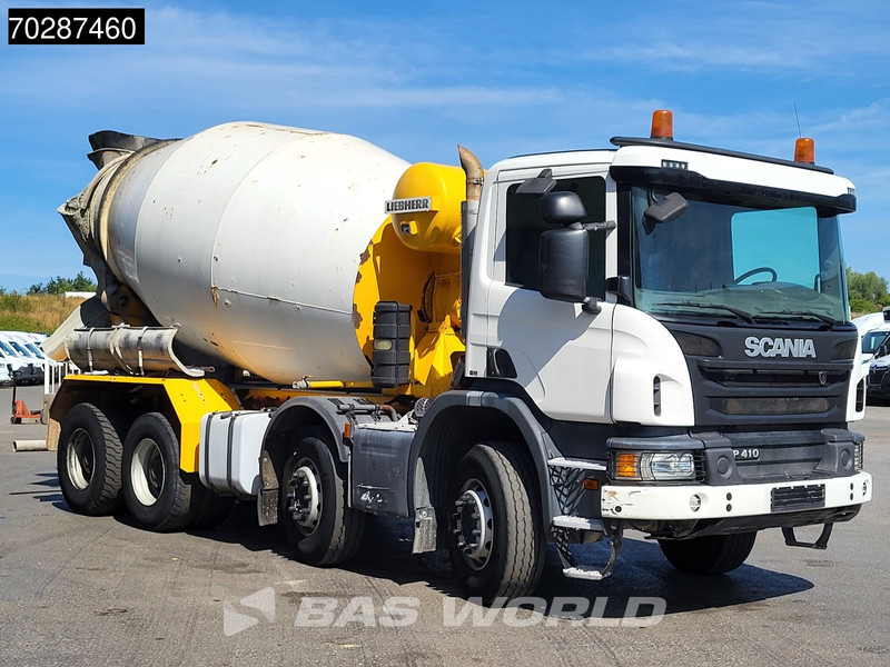 Scania P410 8X4 9m3 Liebherr mixer 3-Pedals Steering axle Big-Axle Euro 6 - Concrete mixer truck: picture 3 Scania P410 8X4 9m3 Liebherr mixer 3-Pedals Steering axle Big-Axle Euro 6 - Concrete mixer truck: picture 3