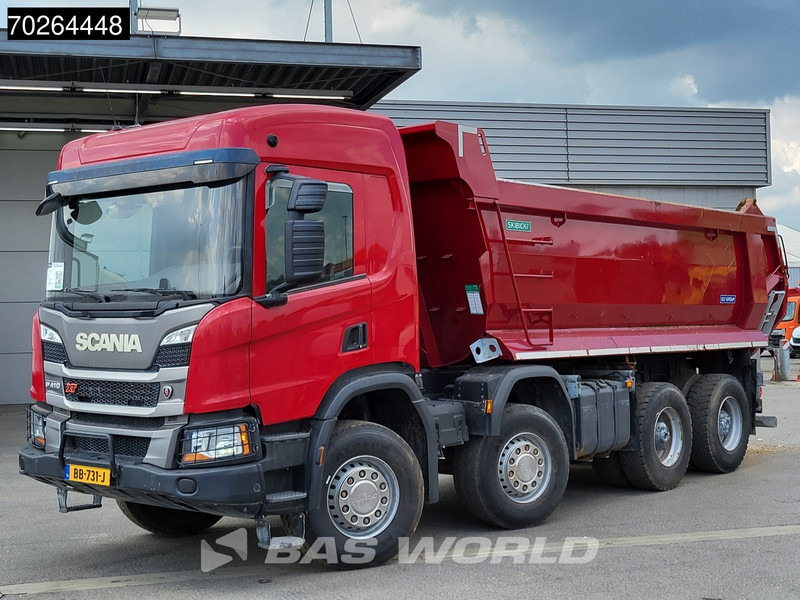 Tipper Scania P410 8X4 NL Truck 19m3 tipper Body Heating Big-Axle Steelsuspension Euro 6: picture 7