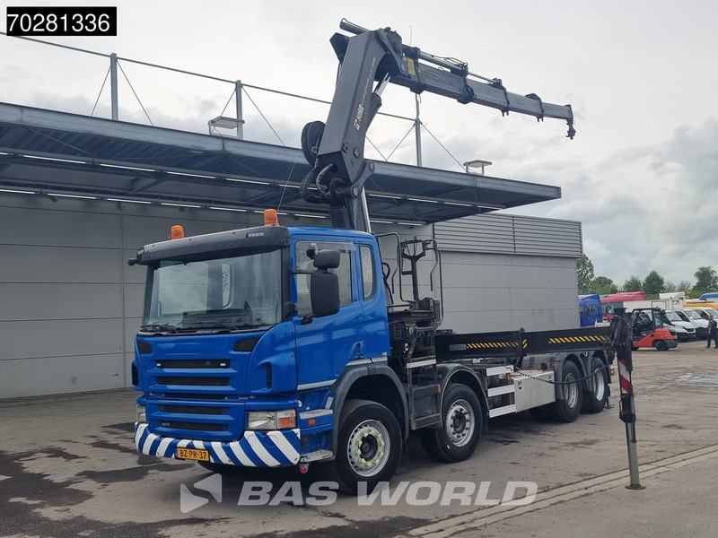 Scania P420 8X2 NL-Truck Hiab 377EP-4 Hipro Kran + Transcom TRC28S Euro 5 - Hook lift truck, Crane truck: picture 5 Scania P420 8X2 NL-Truck Hiab 377EP-4 Hipro Kran + Transcom TRC28S Euro 5 - Hook lift truck, Crane truck: picture 5