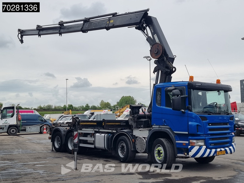Scania P420 8X2 NL-Truck Hiab 377EP-4 Hipro Kran + Transcom TRC28S Euro 5 - Hook lift truck, Crane truck: picture 3 Scania P420 8X2 NL-Truck Hiab 377EP-4 Hipro Kran + Transcom TRC28S Euro 5 - Hook lift truck, Crane truck: picture 3