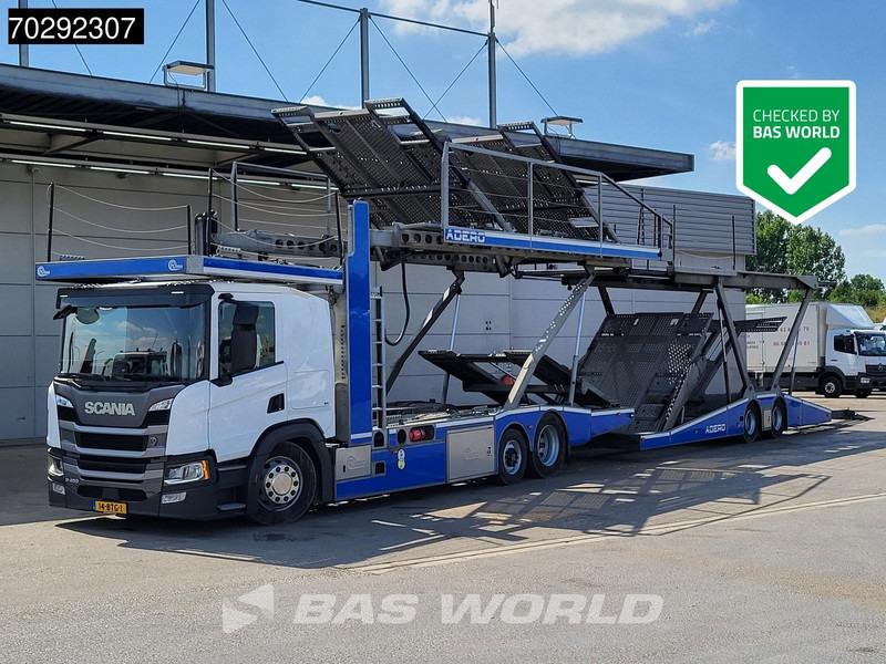 Scania P450 6X2 NL-Truck Car transporter Retarder Standklima Navi ACC LED Euro 6 - Autotransporter truck: picture 1 Scania P450 6X2 NL-Truck Car transporter Retarder Standklima Navi ACC LED Euro 6 - Autotransporter truck: picture 1