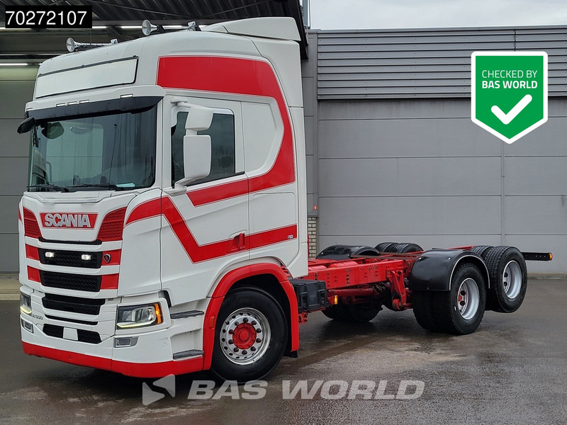 Cab chassis truck Scania R500 6X2 Chassis Retarder ACC Navi Liftachse Automatic Euro 6: picture 1