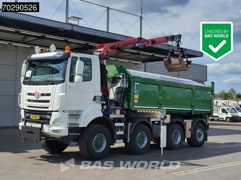 Tatra Tatra Phoenix 8P6R43/Phoenix 8X6 NL-Truck HMF 1943Z Crane 17m3 HSW Big-Axle Steering-Axle 8x6 Automatic Euro 6 - Tipper, Crane truck: picture 1 Tatra Tatra Phoenix 8P6R43/Phoenix 8X6 NL-Truck HMF 1943Z Crane 17m3 HSW Big-Axle Steering-Axle 8x6 Automatic Euro 6 - Tipper, Crane truck: picture 1