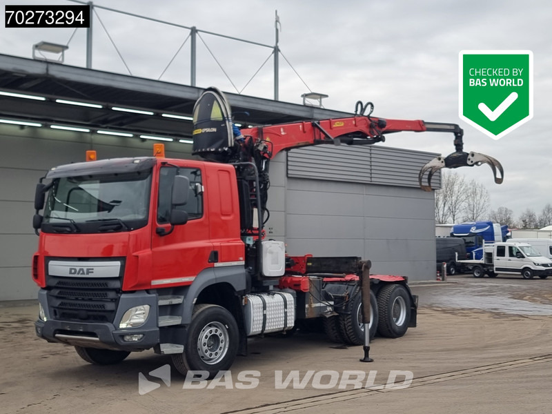 DAF CF 510 6X4 Holz Kran Palfinger Epsilon S260L82 Big-Axle - Tractor unit: picture 1 DAF CF 510 6X4 Holz Kran Palfinger Epsilon S260L82 Big-Axle - Tractor unit: picture 1