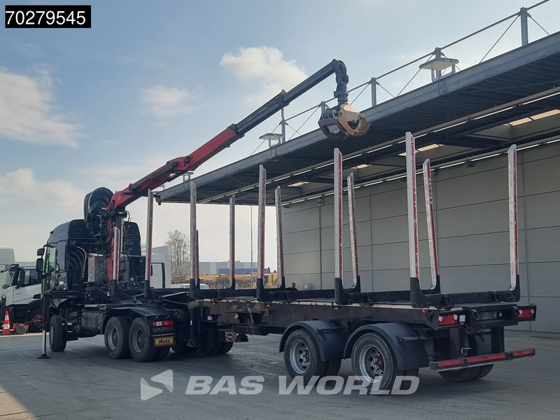 Renault K 520 6X6 6x6 Big-Axle Steelsuspension Holz Kran Palfinger Q180Z96 Optibrake+ Drumbrakes - Tractor unit: picture 2 Renault K 520 6X6 6x6 Big-Axle Steelsuspension Holz Kran Palfinger Q180Z96 Optibrake+ Drumbrakes - Tractor unit: picture 2