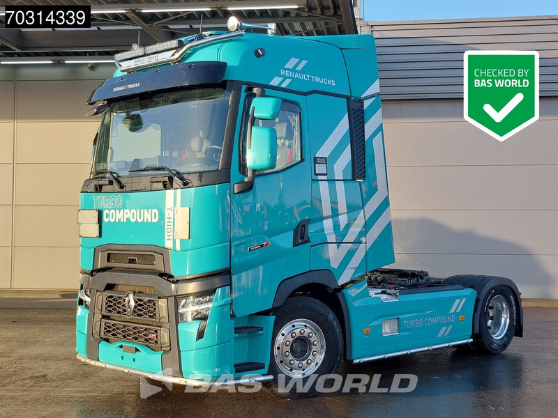 Renault T 480 4X2 HIGH Retarder TC Alcoa's ADR Hydraulik Compressor Standklima Navi ACC - Tractor unit: picture 1 Renault T 480 4X2 HIGH Retarder TC Alcoa's ADR Hydraulik Compressor Standklima Navi ACC - Tractor unit: picture 1