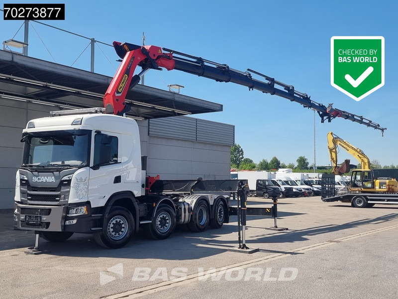 Scania G500 8X2 Retarder Liftachse Palfinger Kran PK 58.002 TEC F + JIB - Tractor unit: picture 1 Scania G500 8X2 Retarder Liftachse Palfinger Kran PK 58.002 TEC F + JIB - Tractor unit: picture 1