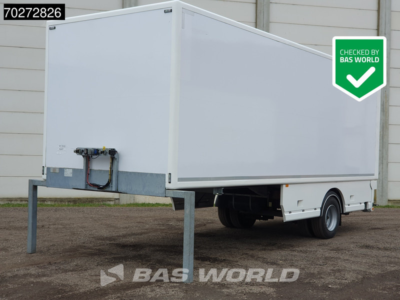 Trias 711-250 1 Axle TÜV 07/26 City Trailer 25Tons + 2.5T Tailgate + Isoliert - Closed box semi-trailer: picture 1 Trias 711-250 1 Axle TÜV 07/26 City Trailer 25Tons + 2.5T Tailgate + Isoliert - Closed box semi-trailer: picture 1