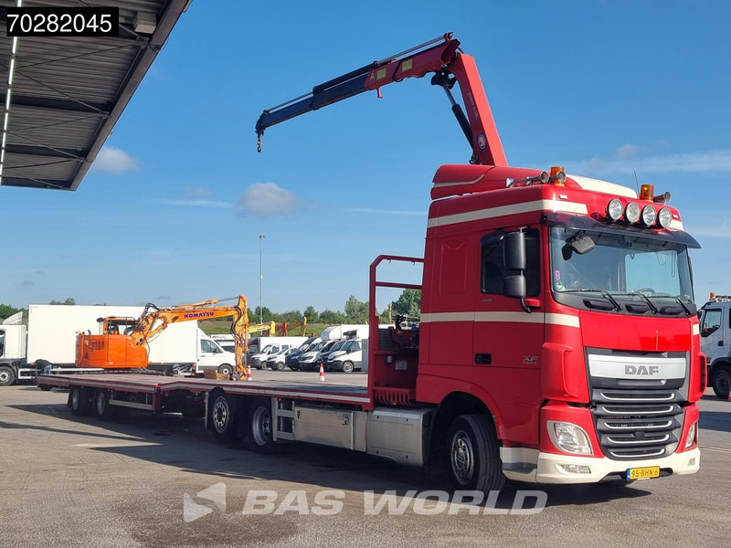 DAF XF 440 6X2 NL-Truck Transporter HMF 900-K2 Kran Winch Lift-Lenkachse Euro 6 - Truck, Crane truck: picture 5 DAF XF 440 6X2 NL-Truck Transporter HMF 900-K2 Kran Winch Lift-Lenkachse Euro 6 - Truck, Crane truck: picture 5