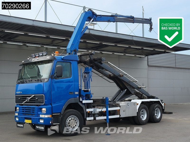 Volvo FH12 380 6X2 NL-Truck HMF 1463K2 Crane Steelsuspension Lift-Axle Manual Euro 3 - Hook lift truck, Crane truck: picture 1 Volvo FH12 380 6X2 NL-Truck HMF 1463K2 Crane Steelsuspension Lift-Axle Manual Euro 3 - Hook lift truck, Crane truck: picture 1