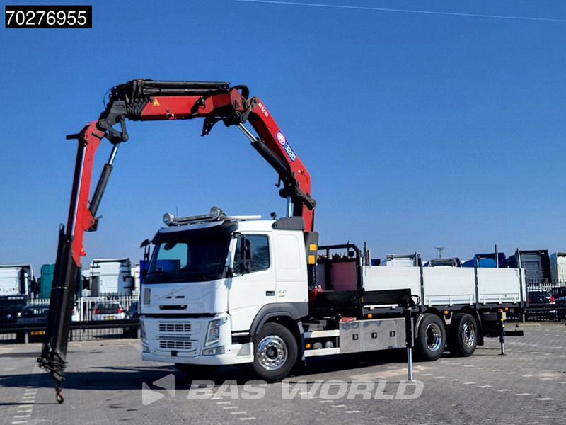 Volvo FM 450 6X2 HMF 3220 Crane Kran Lift-Lenkachse VEB+ Euro 6 - Dropside/ Flatbed truck, Crane truck: picture 2 Volvo FM 450 6X2 HMF 3220 Crane Kran Lift-Lenkachse VEB+ Euro 6 - Dropside/ Flatbed truck, Crane truck: picture 2