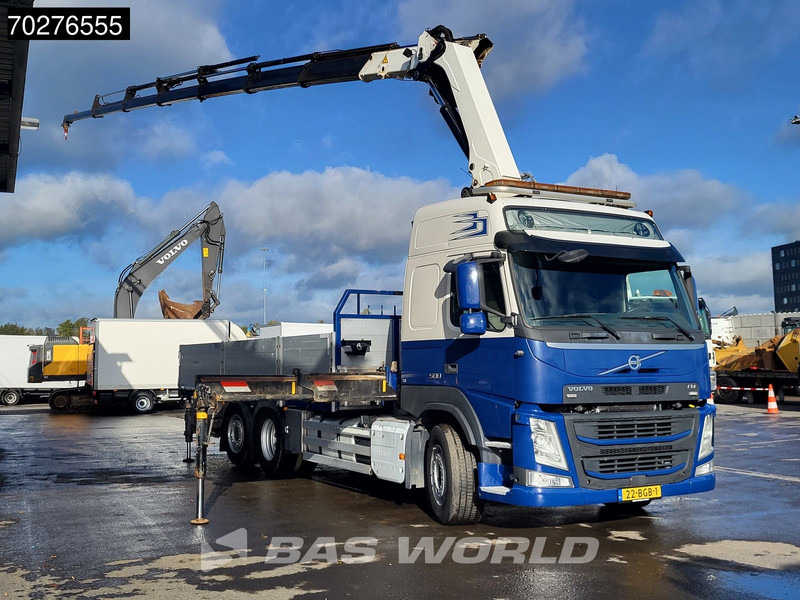 Volvo FM 500 FM 6X2 NL-Truck HMF 3220-K7 Kran Crane Winch Lift+Steering-Axle Euro 6 - Dropside/ Flatbed truck, Crane truck: picture 3 Volvo FM 500 FM 6X2 NL-Truck HMF 3220-K7 Kran Crane Winch Lift+Steering-Axle Euro 6 - Dropside/ Flatbed truck, Crane truck: picture 3