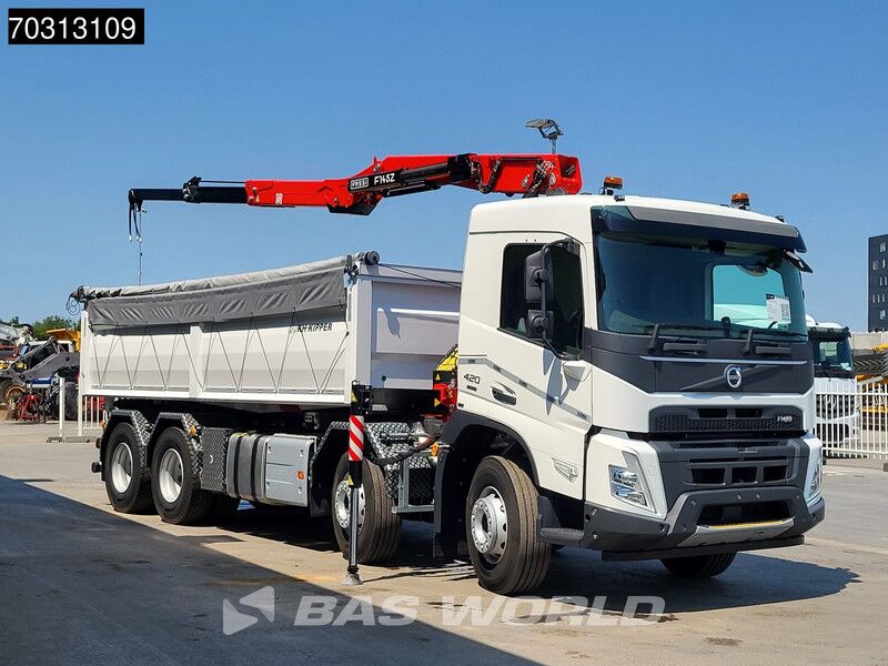 Volvo FMX 420 FMX 8X4 NEW RHD! Fassi F145Z.0.22 E-ACTIVE Crane 13m3 KH-Kipper VEB+ Euro 6 - Tipper, Crane truck: picture 3 Volvo FMX 420 FMX 8X4 NEW RHD! Fassi F145Z.0.22 E-ACTIVE Crane 13m3 KH-Kipper VEB+ Euro 6 - Tipper, Crane truck: picture 3